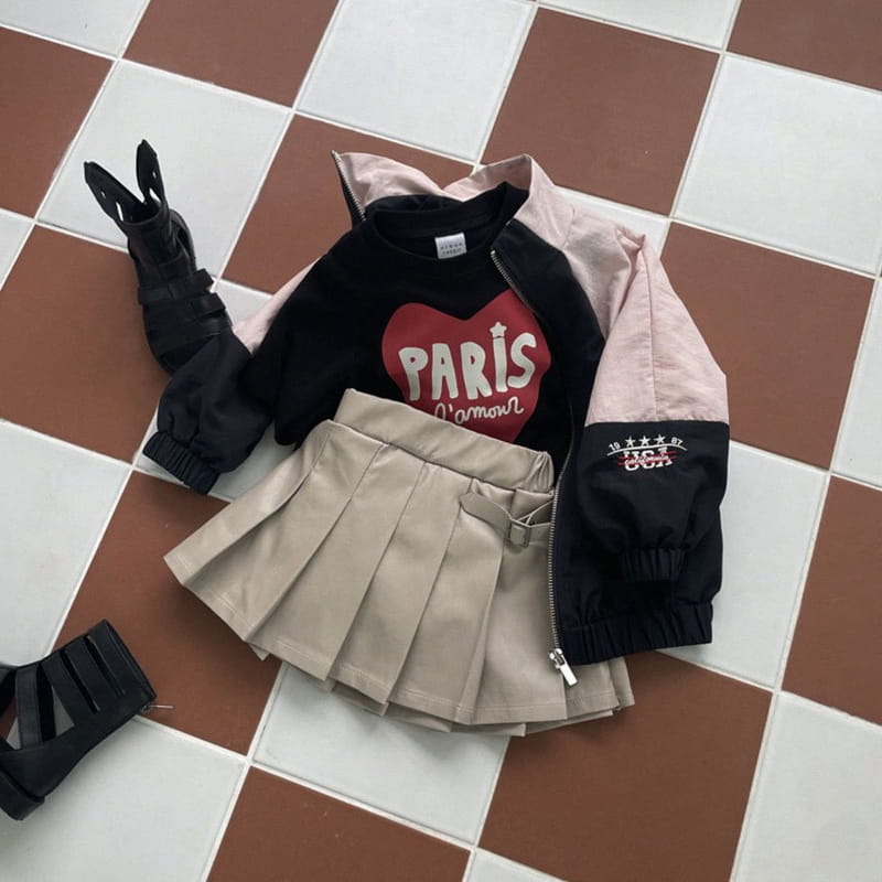 Urban Rabbit - Korean Children Fashion - #kidsstore - Leather Pleats Skirt - 10
