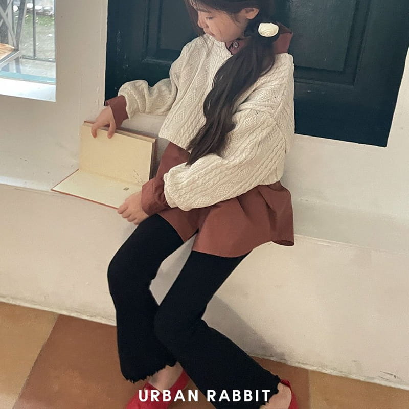 Urban Rabbit - Korean Children Fashion - #littlefashionista - Slit Crop Knit Tee - 4