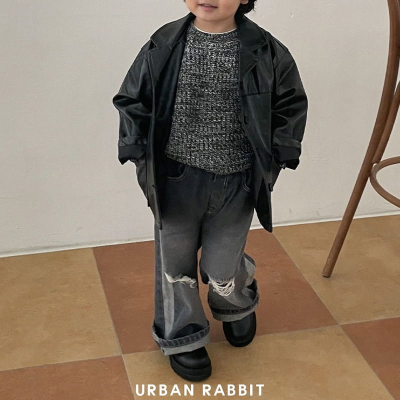 Urban Rabbit - Korean Children Fashion - #toddlerclothing - Vigan Leather Jacket - 10