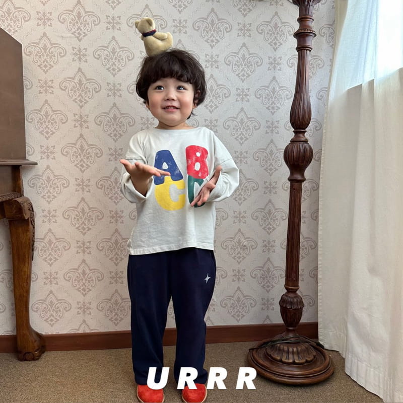 Urrr - Korean Children Fashion - #magicofchildhood - Alpabet Tee - 6