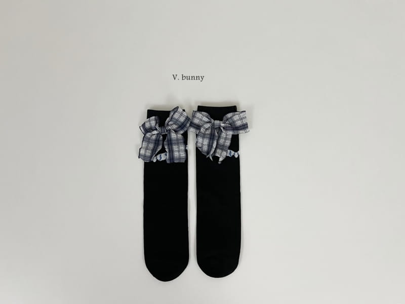 V Bunny - Korean Children Fashion - #kidzfashiontrend - Line Ribbon Socks Set - 4