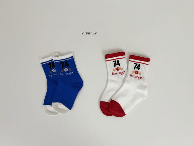 V Bunny - Korean Children Fashion - #Kfashion4kids - 74 Socks Set - 9