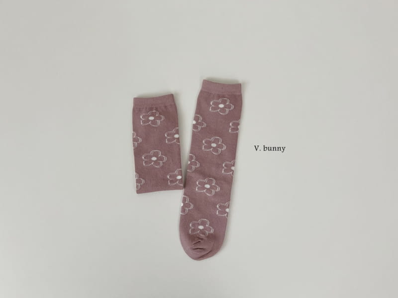 V Bunny - Korean Children Fashion - #childrensboutique - Pineapple Flower Socks Set - 8