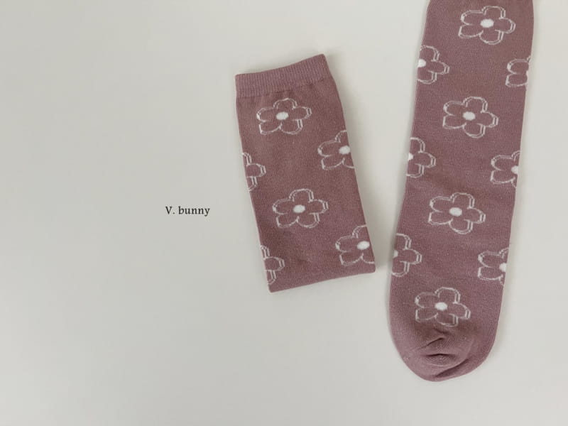 V Bunny - Korean Children Fashion - #designkidswear - Pineapple Flower Socks Set - 9