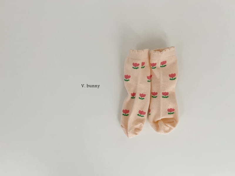 V Bunny - Korean Children Fashion - #discoveringself - Lavendar Socks Set - 5