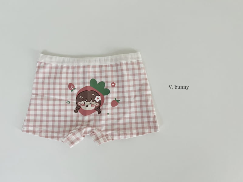 V Bunny - Korean Children Fashion - #discoveringself - N115 Strawberry Mochi Underwear Set - 2
