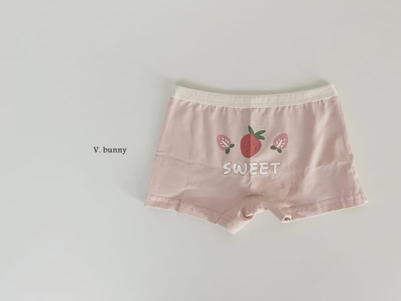 V Bunny - Korean Children Fashion - #fashionkids - N115 Strawberry Mochi Underwear Set - 4