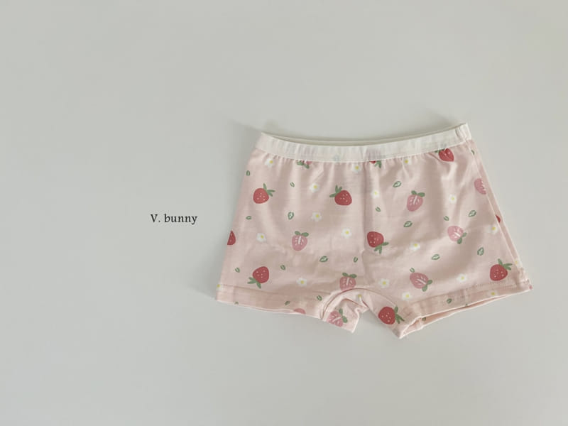 V Bunny - Korean Children Fashion - #kidsstore - N115 Strawberry Mochi Underwear Set - 5