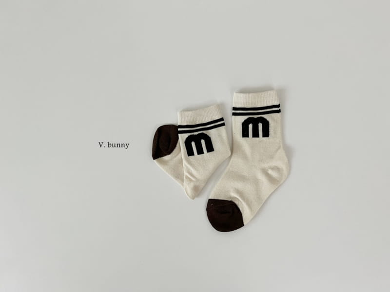 V Bunny - Korean Children Fashion - #littlefashionista - M And M Socks Set - 2