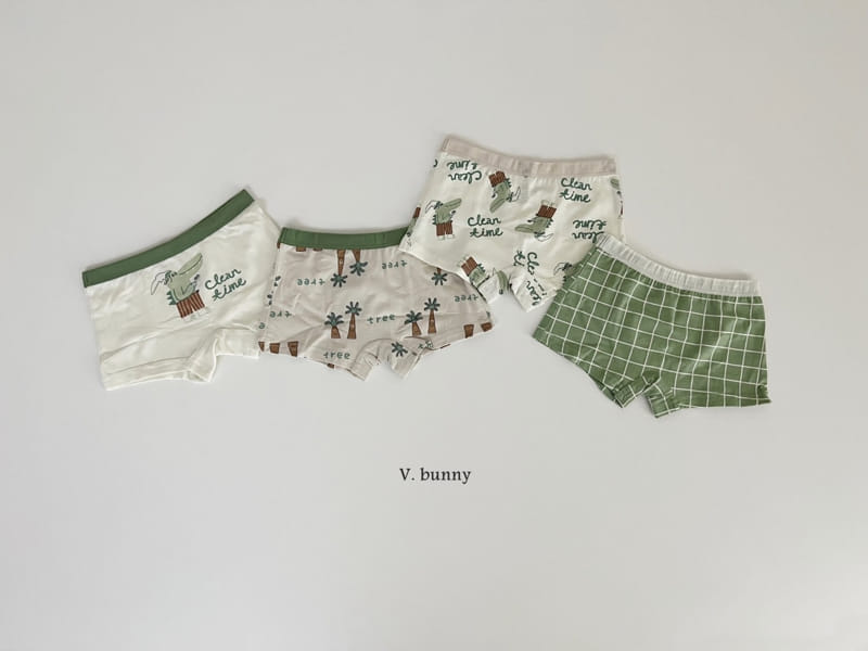 V Bunny - Korean Children Fashion - #littlefashionista - N114 Palm Underwear Set - 2