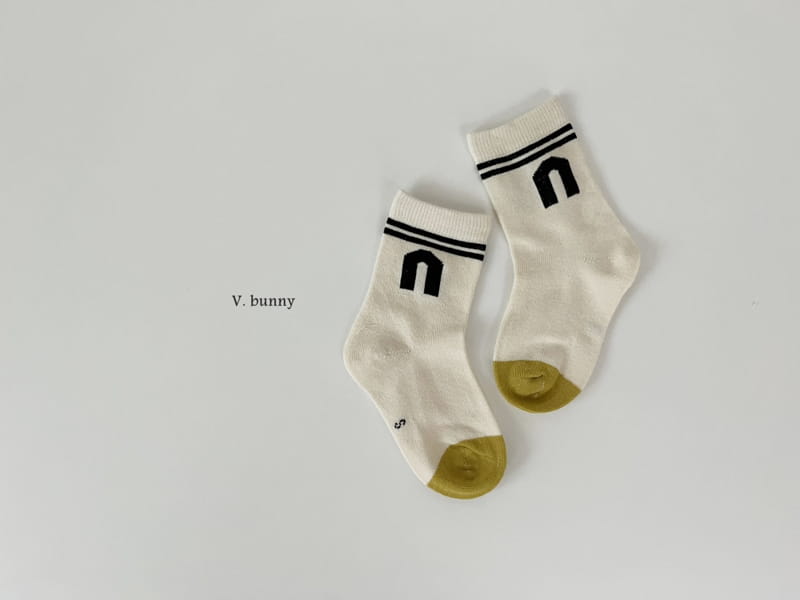 V Bunny - Korean Children Fashion - #magicofchildhood - M And M Socks Set - 3
