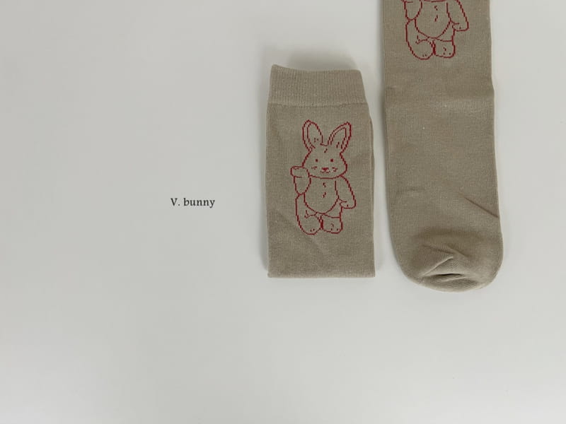 V Bunny - Korean Children Fashion - #minifashionista - Reto Socks Set - 5