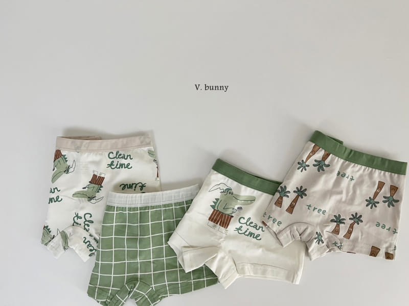V Bunny - Korean Children Fashion - #magicofchildhood - N114 Palm Underwear Set - 4