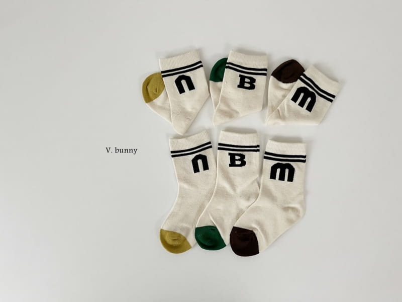 V Bunny - Korean Children Fashion - #stylishchildhood - M And M Socks Set - 8