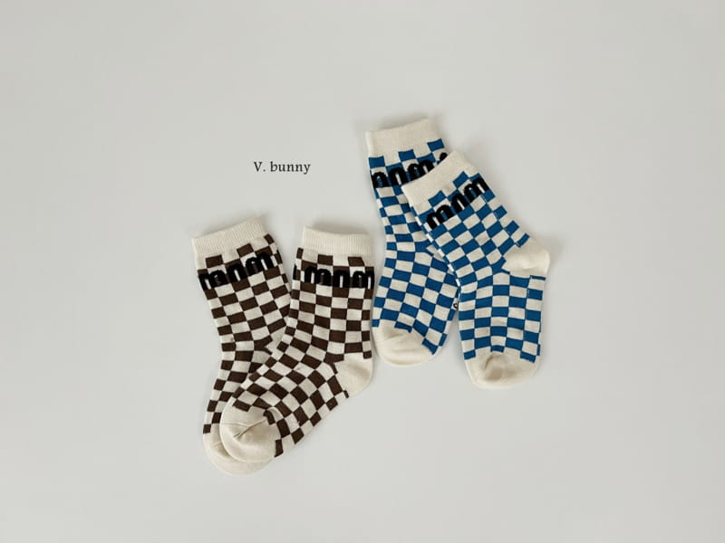 V Bunny - Korean Children Fashion - #toddlerclothing - M And M Socks Set - 7