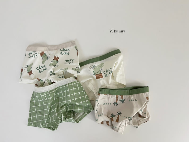 V Bunny - Korean Children Fashion - #toddlerclothing - N114 Palm Underwear Set - 7