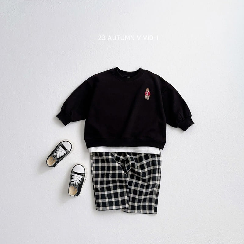 Vivid I - Korean Children Fashion - #kidzfashiontrend - Fall Bear Sweatshirt - 4