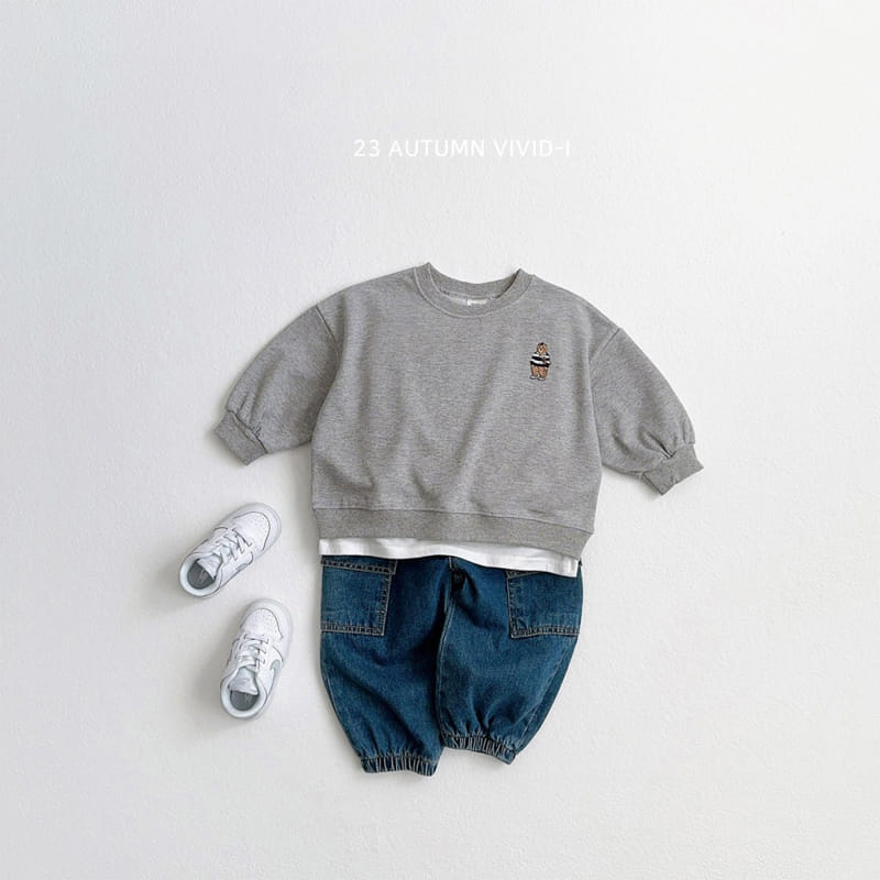 Vivid I - Korean Children Fashion - #childofig - Fall Bear Sweatshirt - 10