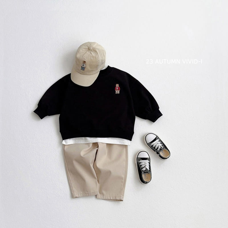Vivid I - Korean Children Fashion - #littlefashionista - Fall Bear Sweatshirt - 5