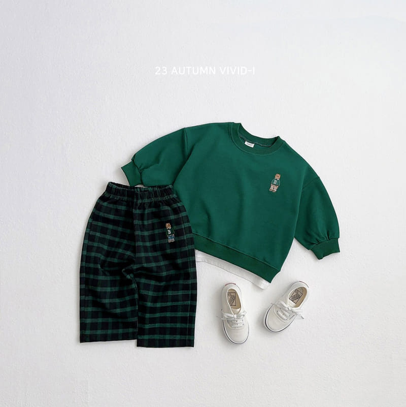 Vivid I - Korean Children Fashion - #minifashionista - Fall Bear Sweatshirt - 7