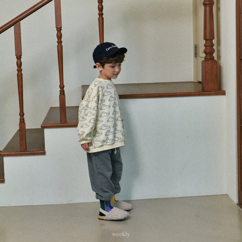 Weekly - Korean Children Fashion - #designkidswear - Sketch Sweatshirt - 11