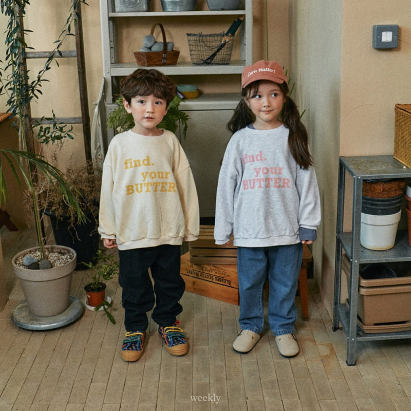 Weekly - Korean Children Fashion - #fashionkids - Pine Butter Sweatshirt