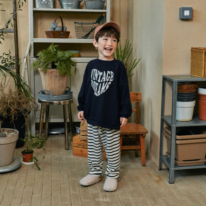 Weekly - Korean Children Fashion - #kidsshorts - Dream Sweatshirt - 4