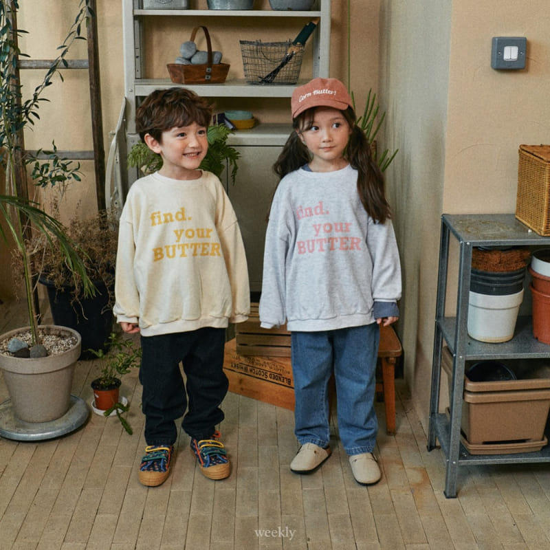 Weekly - Korean Children Fashion - #kidsstore - Pine Butter Sweatshirt - 3
