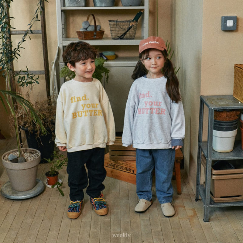 Weekly - Korean Children Fashion - #kidsstore - Pine Butter Sweatshirt - 4