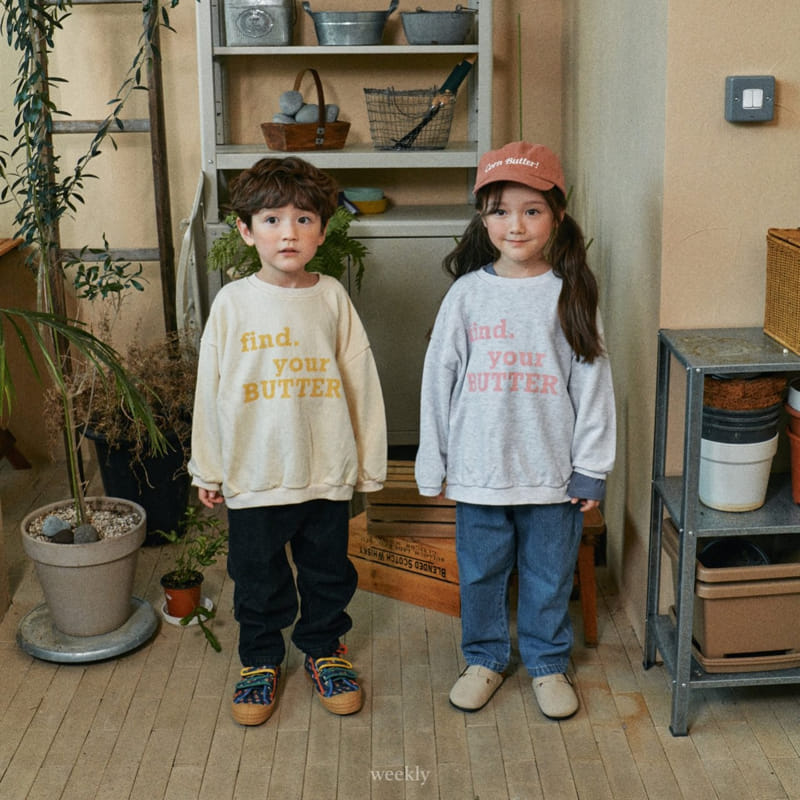 Weekly - Korean Children Fashion - #littlefashionista - Pine Butter Sweatshirt - 6