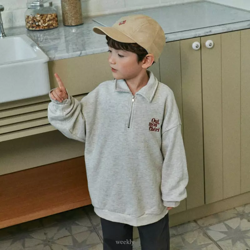 Weekly - Korean Children Fashion - #minifashionista - Mon Cherry Sweatshirt - 3