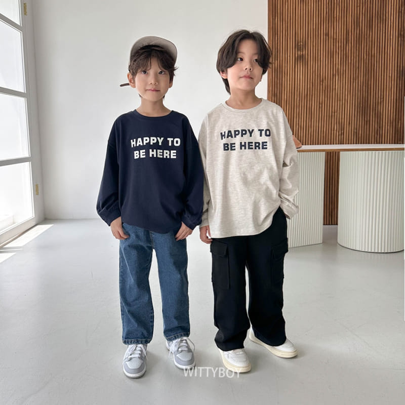Witty Boy - Korean Children Fashion - #Kfashion4kids - Happy Tee - 6