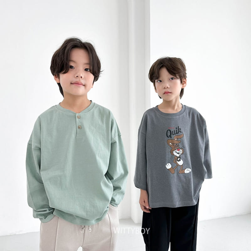 Witty Boy - Korean Children Fashion - #designkidswear - Quck TEe - 4