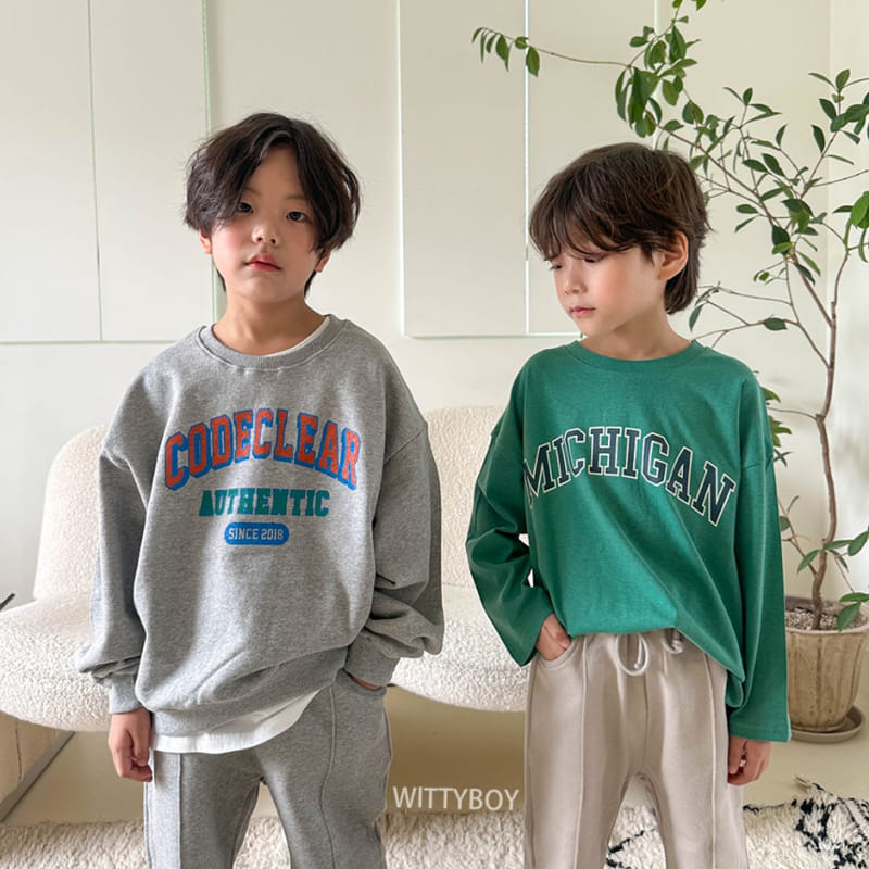 Witty Boy - Korean Children Fashion - #discoveringself - Code Sweatshirt - 2