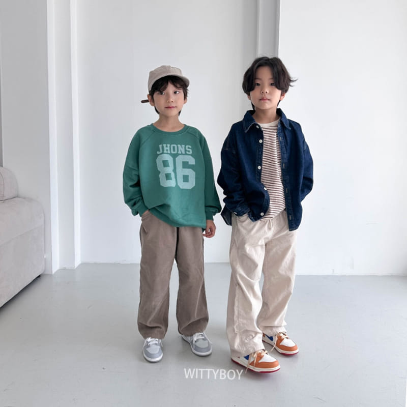 Witty Boy - Korean Children Fashion - #discoveringself - Jonson Sweatshirt - 9