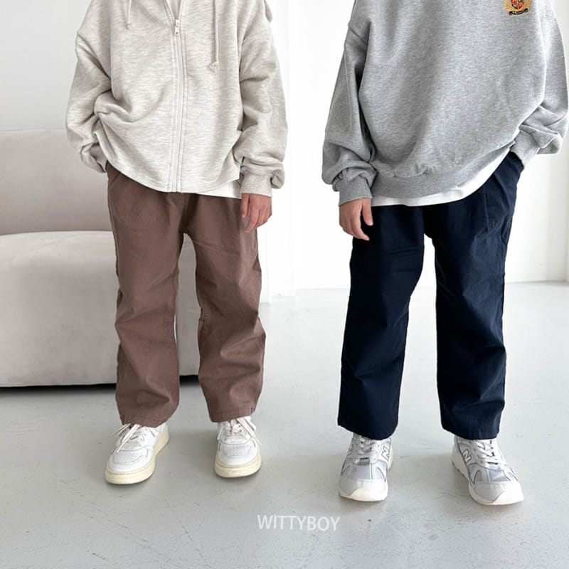 Witty Boy - Korean Children Fashion - #discoveringself - Oat Pants - 2