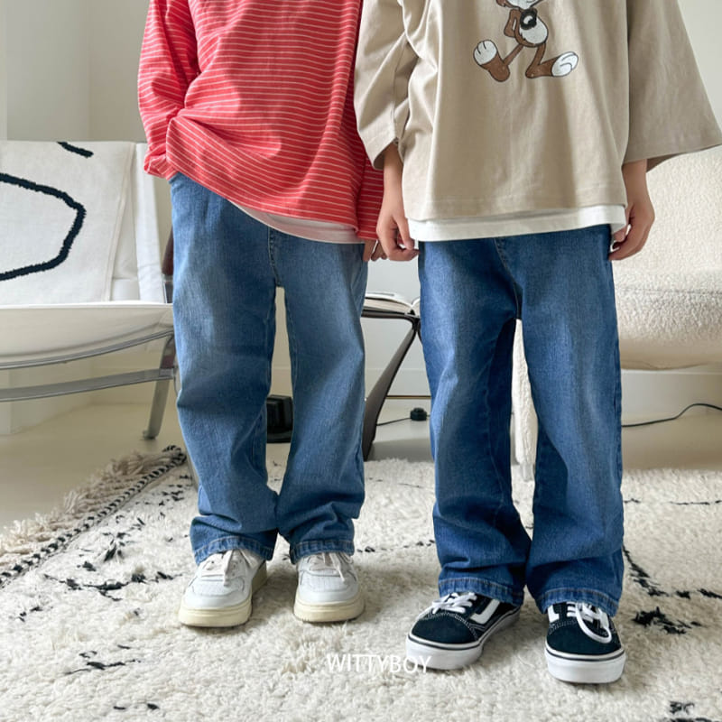 Witty Boy - Korean Children Fashion - #discoveringself - Oh May Jeans