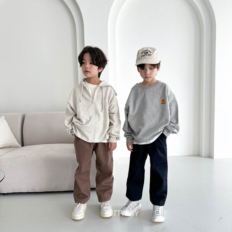 Witty Boy - Korean Children Fashion - #fashionkids - Crwon Sweatshirt - 6