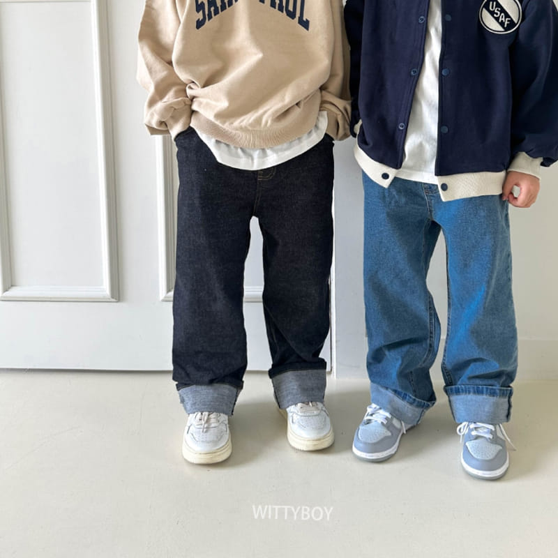Witty Boy - Korean Children Fashion - #discoveringself - Hip Jeans - 4