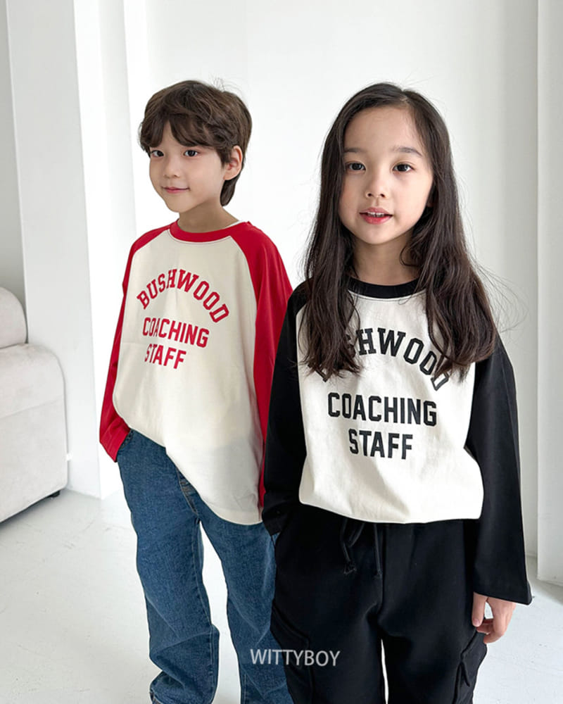 Witty Boy - Korean Children Fashion - #kidsshorts - Coach Tee - 5