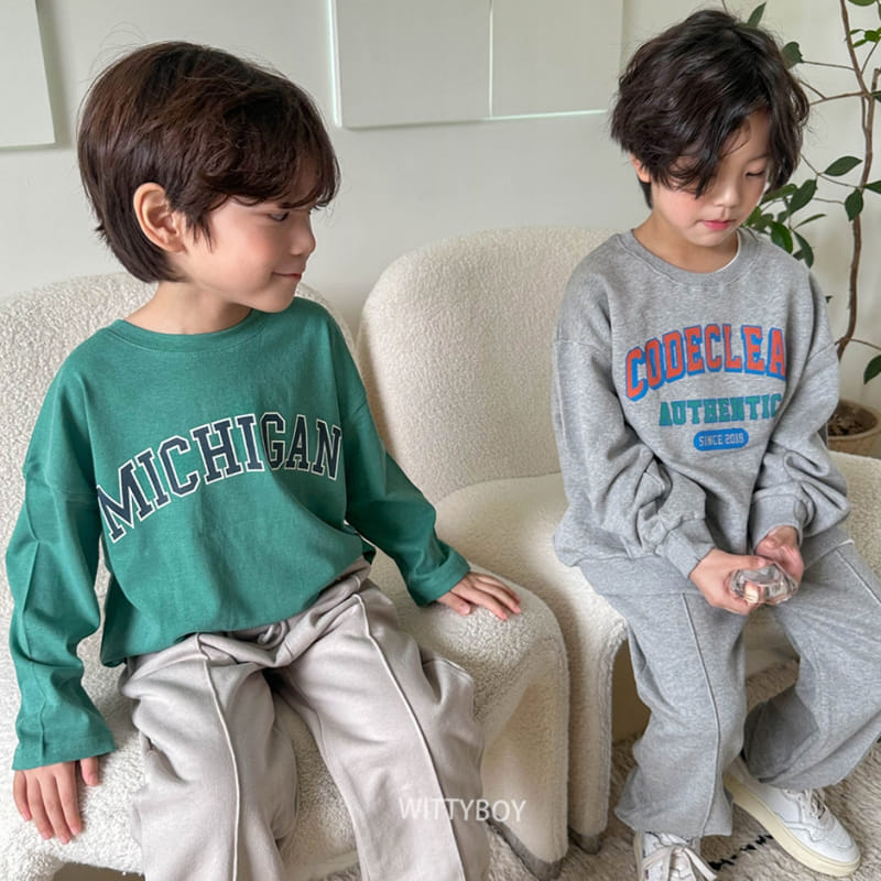 Witty Boy - Korean Children Fashion - #fashionkids - Code Sweatshirt - 4