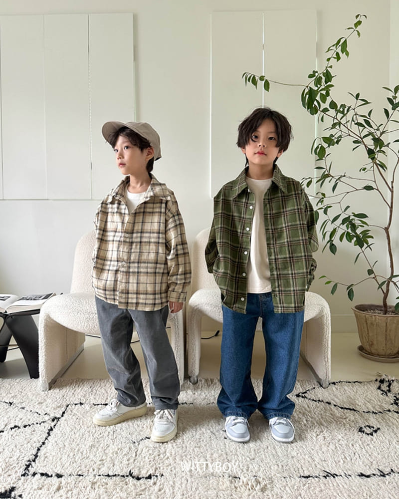 Witty Boy - Korean Children Fashion - #kidsshorts - Signiture Tee - 12