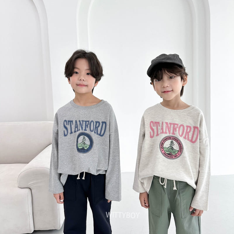 Witty Boy - Korean Children Fashion - #kidsshorts - Standford Tee - 11