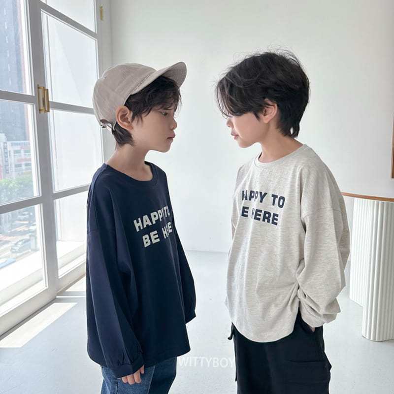 Witty Boy - Korean Children Fashion - #kidsshorts - Happy Tee - 3