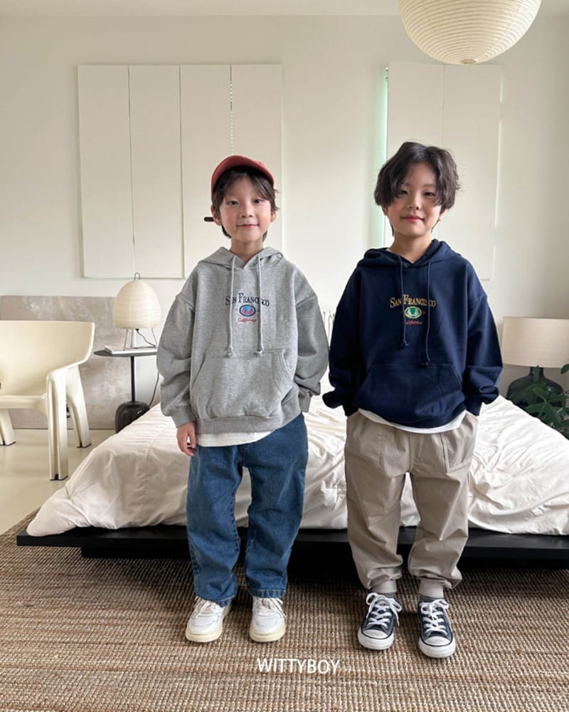 Witty Boy - Korean Children Fashion - #kidsstore - Bridge Hoody - 7