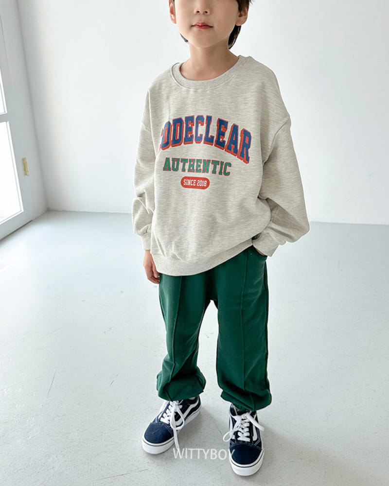 Witty Boy - Korean Children Fashion - #kidzfashiontrend - Code Sweatshirt - 6