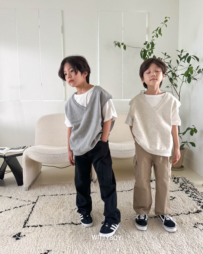 Witty Boy - Korean Children Fashion - #kidzfashiontrend - Uni Vest - 10