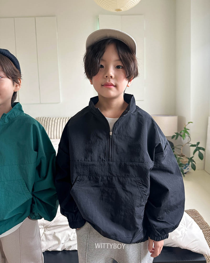 Witty Boy - Korean Children Fashion - #kidzfashiontrend - Mono Anorak - 3