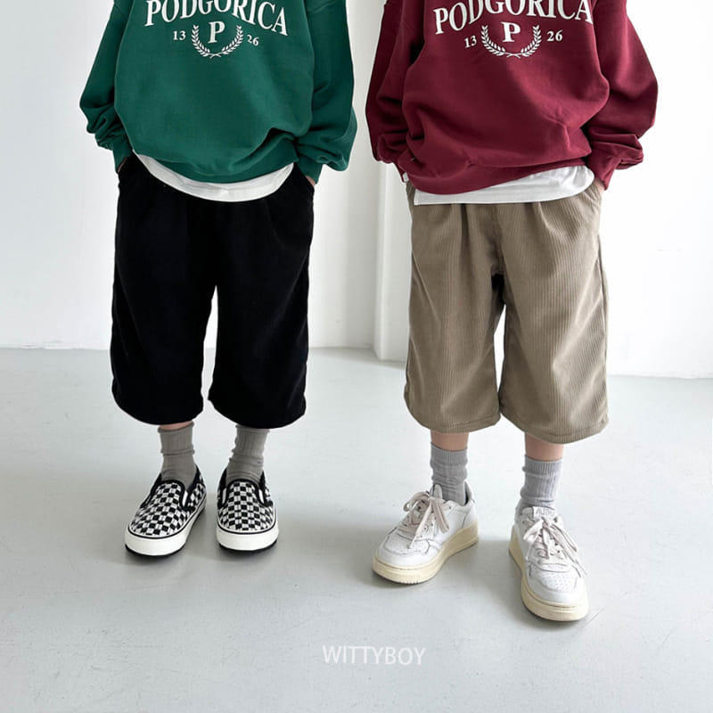 Witty Boy - Korean Children Fashion - #kidzfashiontrend - Ted Pants