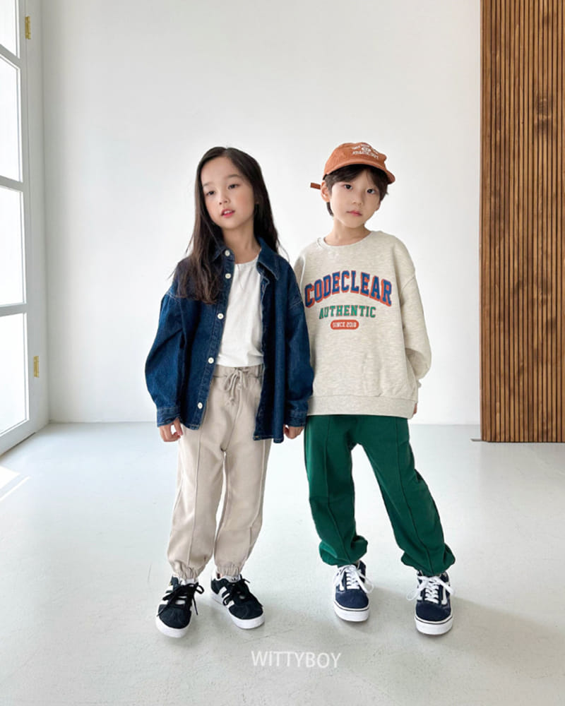Witty Boy - Korean Children Fashion - #littlefashionista - Code Sweatshirt - 8